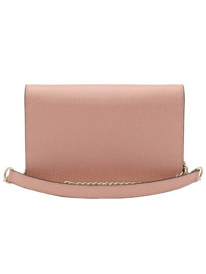 Pink leather interlocking GG chain mini clutch crossbag 510314 - GUCCI - BALAAN 2