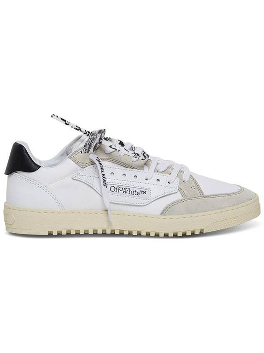 50 Leather Multi Low Top Sneakers - OFF WHITE - BALAAN 1
