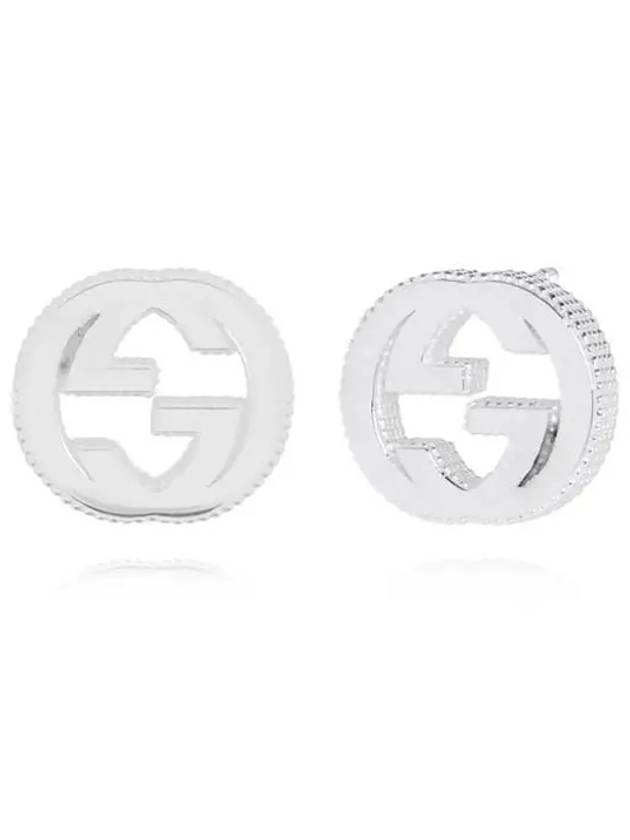 Interlocking G Earrings In Silver Silver - GUCCI - BALAAN 3