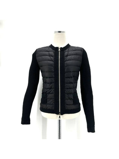 Knit padded zip up jacket - MONCLER - BALAAN 2