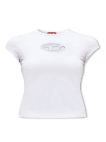 T Angie Peekaboo Logo Short Sleeve T-Shirt White - DIESEL - BALAAN 2