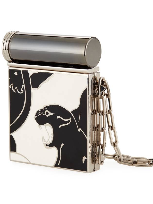 GARAVANI LOVEBLADES PANTHER LIPSTICK MIRROR MINAUDIERE - VALENTINO - BALAAN 1