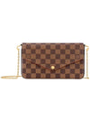 Felicie Pochette Damier Shoulder Bag Brown - LOUIS VUITTON - BALAAN 1