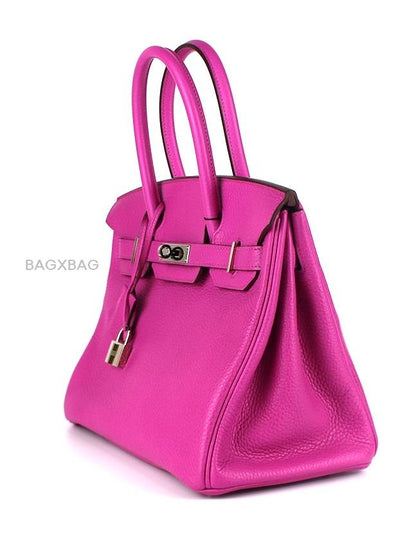 HM Birkin 30 Hot Pink Silver HM42BG010 - HERMES - BALAAN 2