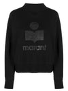 Moby Logo Print Sweatshirt Black - ISABEL MARANT - BALAAN 2