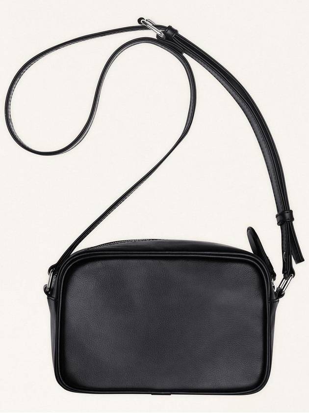 Reedition Camera Leather Cross Bag Black - COURREGES - BALAAN 4