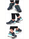 New Trainer Running Low Top Sneakers Navy - LANVIN - BALAAN 3