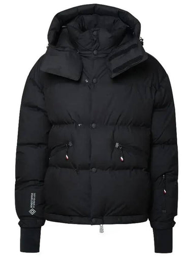 Coraia Logo Short Down Padded Jacket Black - MONCLER - BALAAN 1