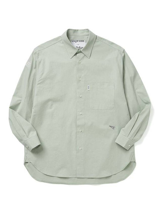 Signature Symbol Basic Long Sleeve Shirt Dust Mint - EXPRESSHOLIDAY - BALAAN 2