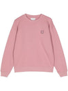 Bold Fox Head Patch Comfort Sweatshirt Pink - MAISON KITSUNE - BALAAN 1