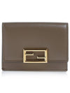 Micro TriFold Baguette Half Wallet 8M0395 AHMQ F1F1M - FENDI - BALAAN 1