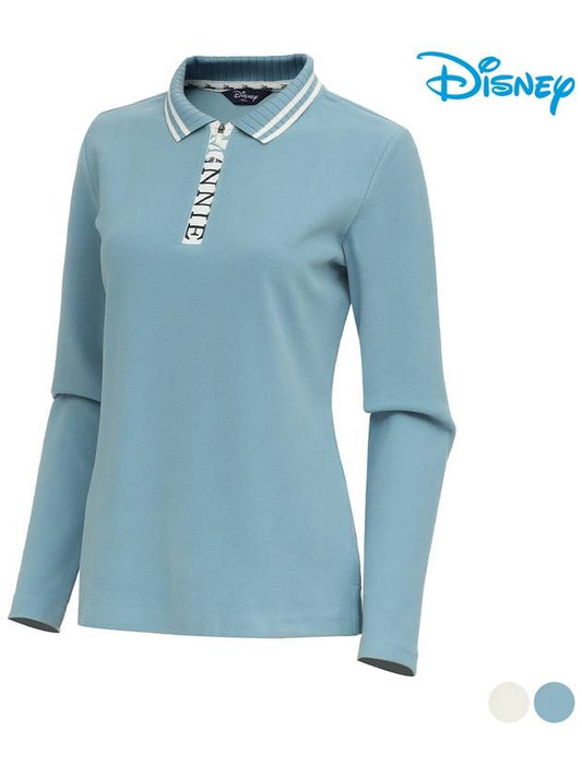 Women s half zip collar t shirt DN3LTS001 - DISNEY GOLF - BALAAN 1