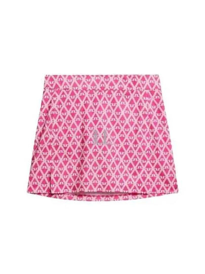 Amelie Print Mini Skirt Pink - J.LINDEBERG - BALAAN 2