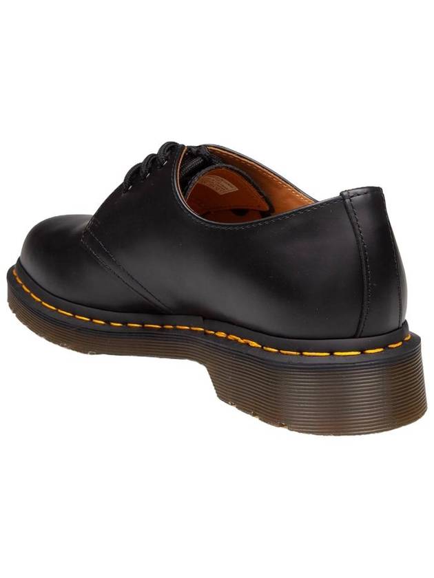 1461 Smooth 3 Hole Leather Loafers Black - DR. MARTENS - BALAAN 4