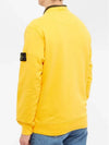 Wappen Patch Crew Neck Sweatshirt Yellow - STONE ISLAND - BALAAN 4