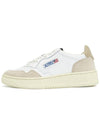 Women's Medalist Leather Low Top Sneakers White Beige - AUTRY - BALAAN 5