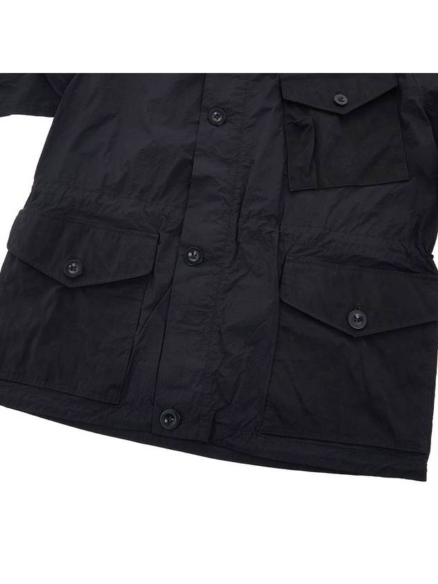 Mid-Layer Hooded Jacket Black - TEN C - BALAAN 8