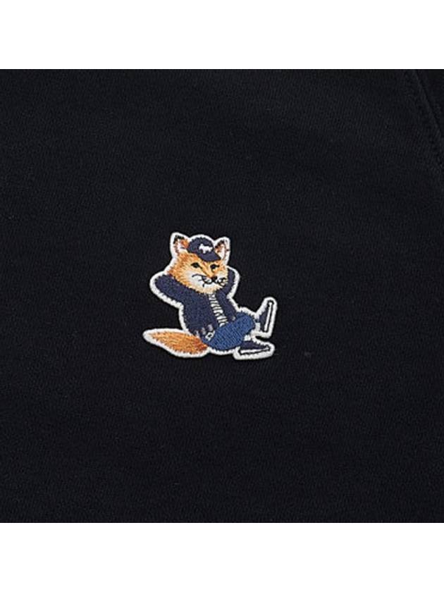 Women's Dressed Fox Patch Adjusted Sweatshirt Black - MAISON KITSUNE - BALAAN 4