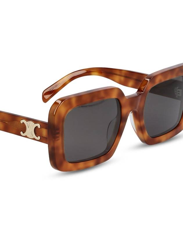 Eyewear Triomphe 13 Acetate Sunglasses Blonde Havana - CELINE - BALAAN 4