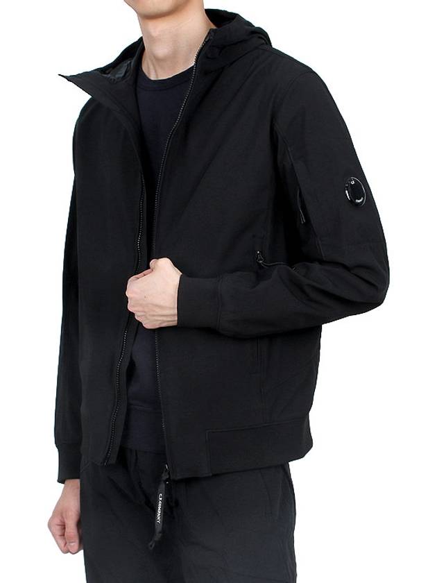 Shell R Hooded Jacket Black - CP COMPANY - BALAAN 4