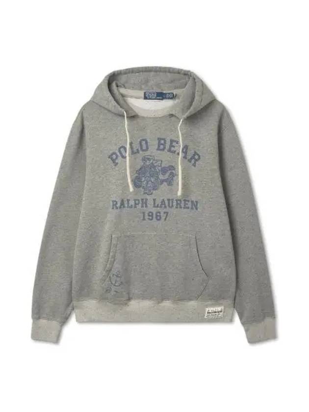 30 points paid polo bear fleece hoodie gray - POLO RALPH LAUREN - BALAAN 1