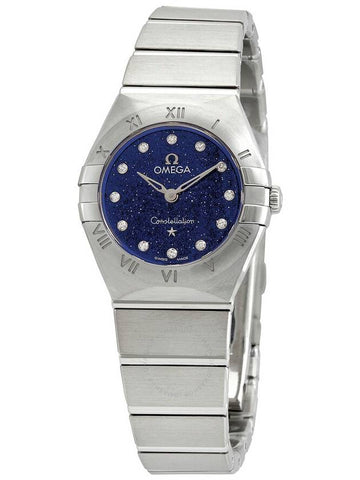 Omega Constellation Quartz Diamond Blue Dial Ladies Watch 131.10.25.60.53.001 - OMEGA - BALAAN 1