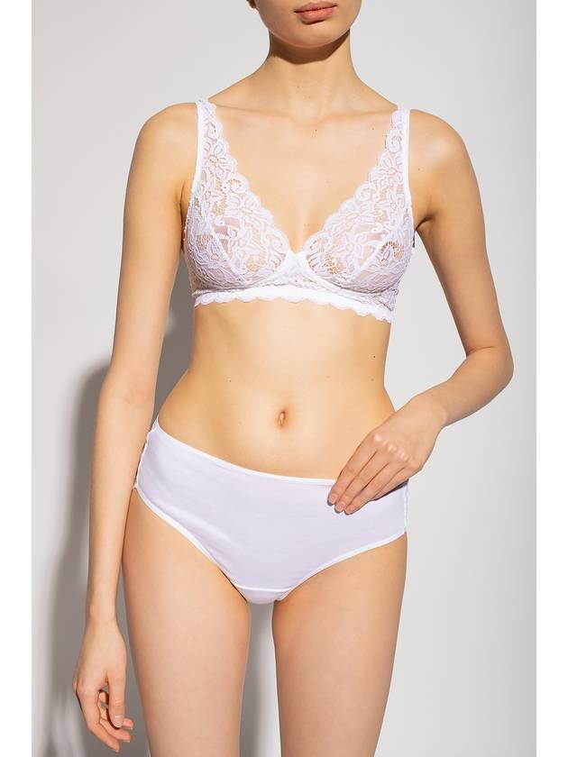 Hanro Lace Bra, Women's, White - HANRO - BALAAN 2