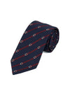 Interlocking Tie 660045 4E002 4174 Navy Red - GUCCI - BALAAN 2