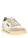 Men's Medalist Leather Low Top Sneakers Sand - AUTRY - BALAAN 3