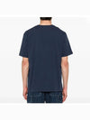 Speedy Fox Patch Comfort Short Sleeve T-Shirt Ink Blue - MAISON KITSUNE - BALAAN 5