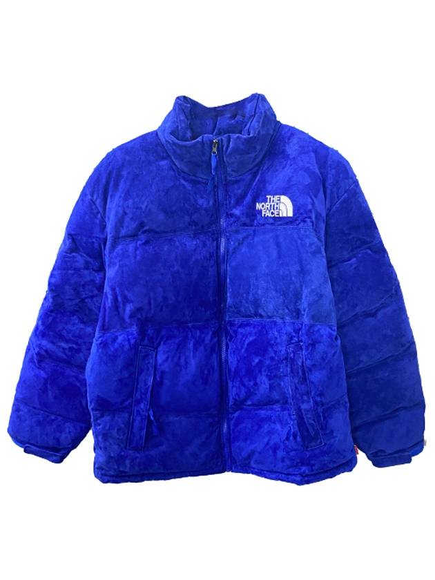 NF0A875NO91 x North Face Suede Nupsi Padding Royal Blue Men's Padding TSH - SUPREME - BALAAN 1