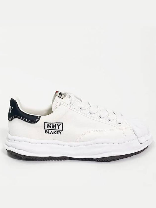 Yasuhiro Mihara S Blakey OG Sole Canvas Sneakers White A08FW735 - MAISON MIHARA YASUHIRO - BALAAN 1