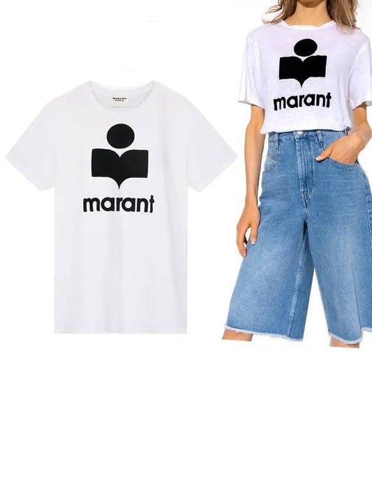 Zwell Short Sleeve TShirt TS0001FA A1N09E 20WH - ISABEL MARANT - BALAAN 1