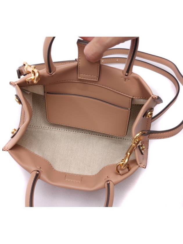 Ella Bio Mini Tote Bag Beige - TORY BURCH - BALAAN 7