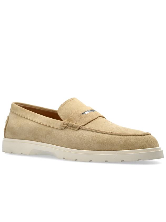 Tod’s Suede Shoes Type Loafers, Men's, Beige - TOD'S - BALAAN 4