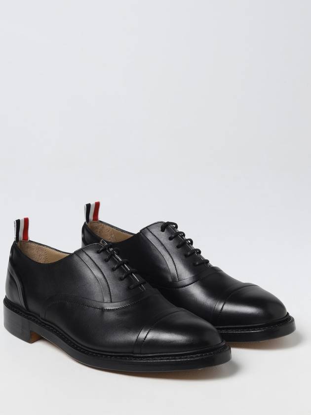 Vitello Captoe Leather Oxford Black - THOM BROWNE - BALAAN 4