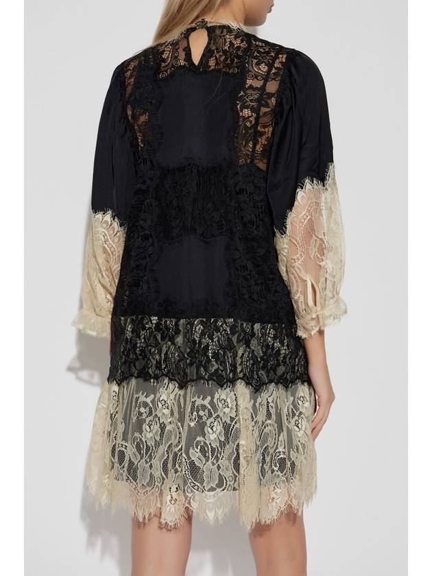 Munthe Lace Dress, Women's, Black - MUNTHE - BALAAN 4