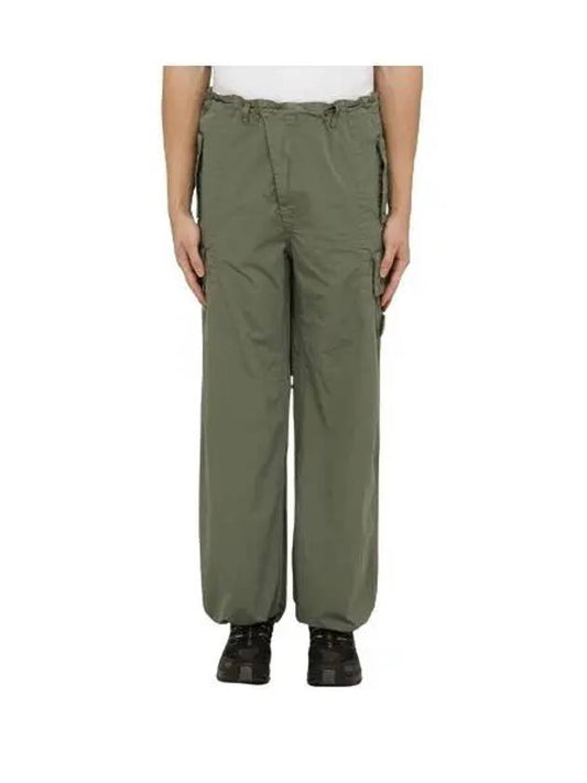 Flatt Nylon Oversized Cargo Straight Pants Green - CP COMPANY - BALAAN 2