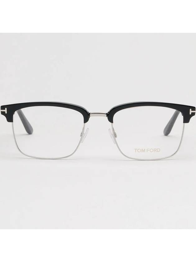 Glasses frame TF5504 005 lower gold silver black square - TOM FORD - BALAAN 3