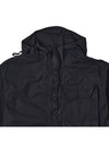 Gabardine Lens Long Sleeve Anorak Black - CP COMPANY - BALAAN 4