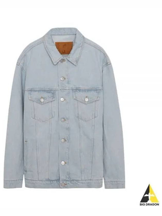 CMR201DL BLUE oversized denim jacket - MARTINE ROSE - BALAAN 1