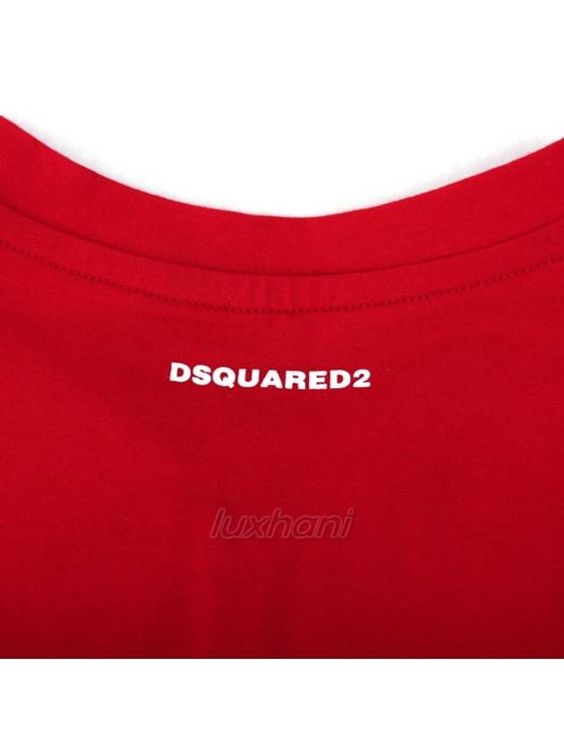 Dsquared Men's Innerwear D9M460050 Red TSHIRT - DSQUARED2 - BALAAN 7