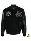 A1487001 Black Hudson Varsity Jacket - AXEL ARIGATO - BALAAN 2