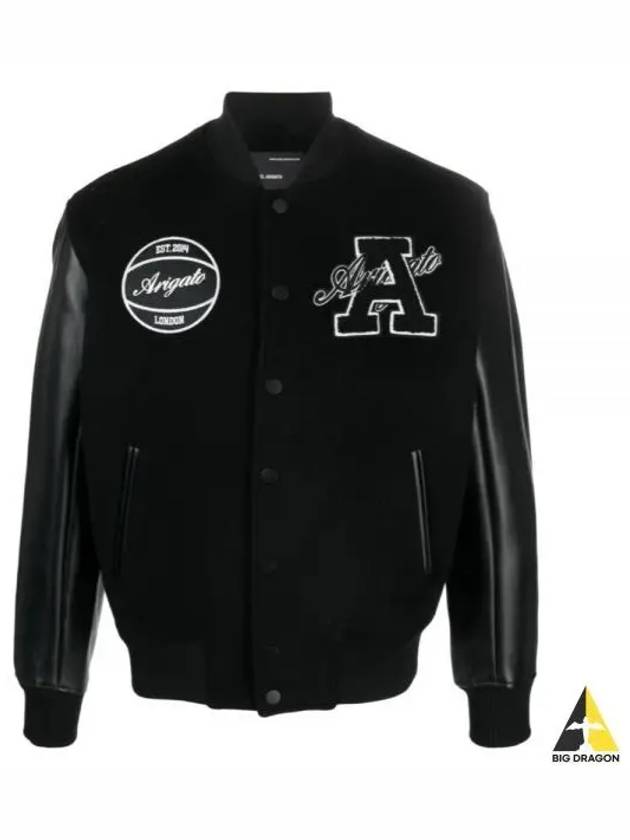 A1487001 Black Hudson Varsity Jacket - AXEL ARIGATO - BALAAN 2