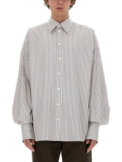 Long Sleeve Shirt G5LU6T FR5ZP S8051 WHITE GRAY - DOLCE&GABBANA - BALAAN 2