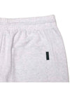 Relaxed Sweat Straight Pants White Melange Grey - THE GREEN LAB - BALAAN 11