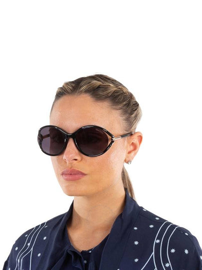 Tom Ford Melody Smoke Oval Ladies Sunglasses FT1090 01A 59 - TOM FORD - BALAAN 2