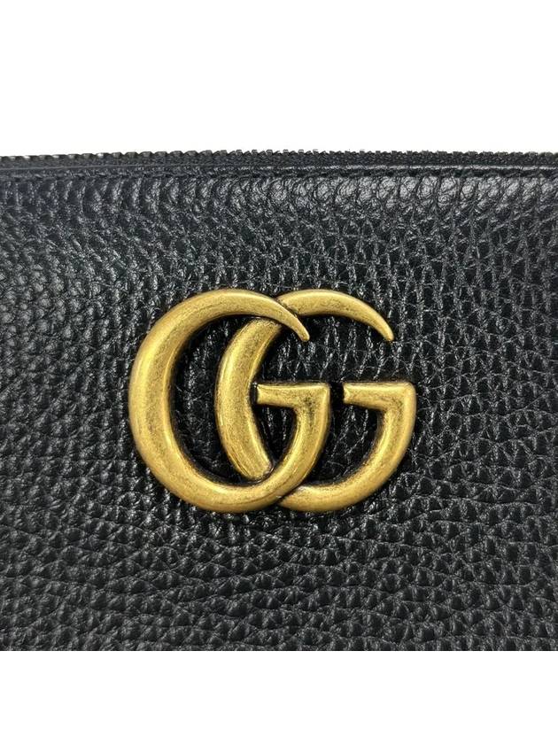 GG Logo Leather Square Chain Shoulder Bag Black - GUCCI - BALAAN 9