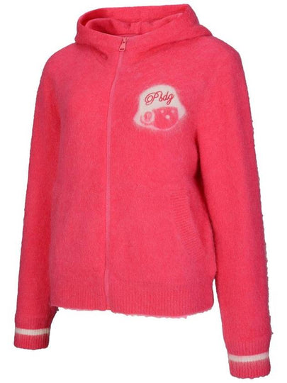 Kid mohair hooded windproof cardigan CP - PASSARDI - BALAAN 2