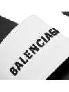 Embossed Logo Band Slippers White Black - BALENCIAGA - BALAAN 3